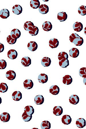 时尚波点印花华亿平台图片