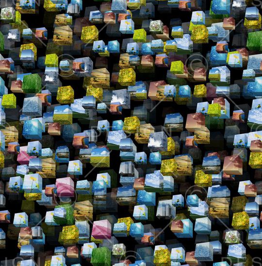 抽象印花华亿平台图片