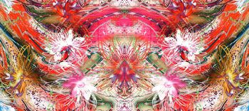 抽象印花华亿平台图片