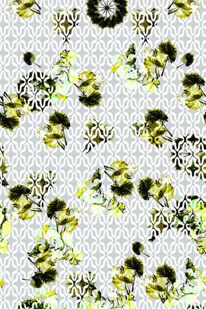 时尚底纹印花华亿平台图片