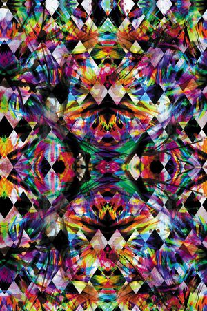 抽象印花华亿平台图片