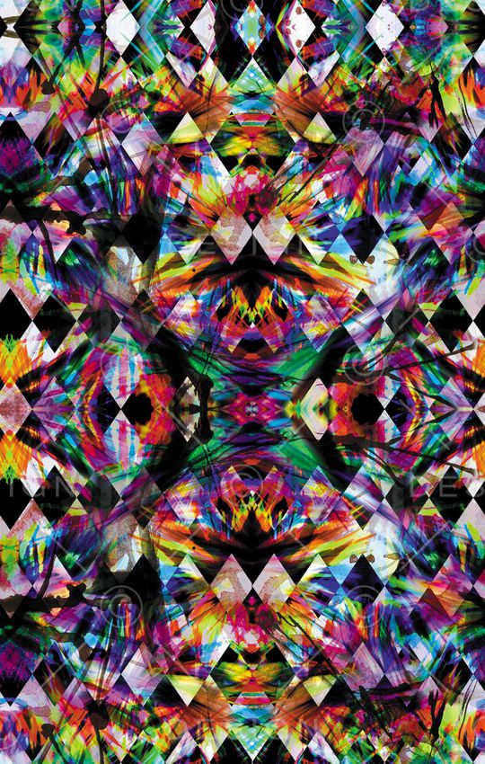 抽象印花华亿平台图片