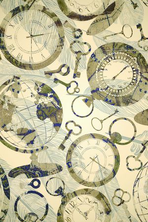 地球仪印花华亿平台图片