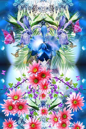 抽象印花华亿平台图片