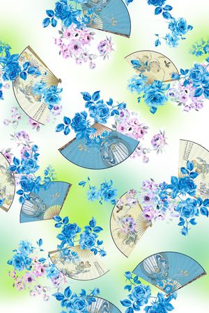 中国风印花华亿平台图片