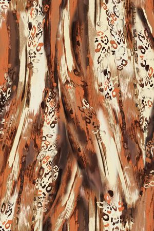 动物纹印花华亿平台图片