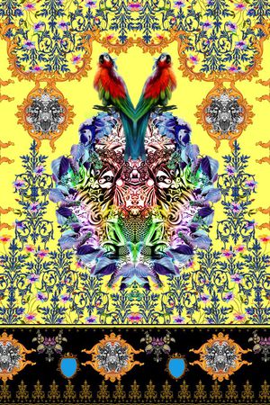 花纹印花华亿平台图片