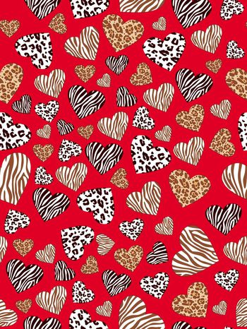 379295-心型斑马纹