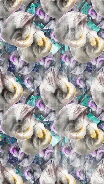 379318-WT433清雅唯美花卉马蹄莲几何组