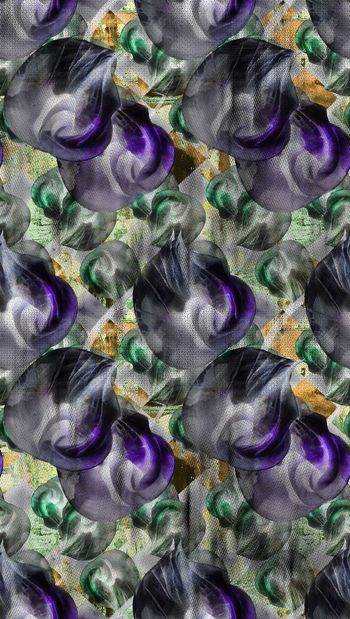 379321-WT433清雅唯美花卉马蹄莲几何组