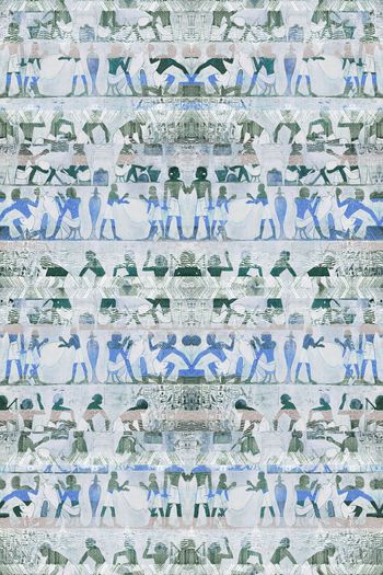 379337-WT435民族风怀旧复古原始人纹理