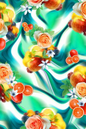 水果印花华亿平台图片