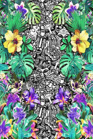 非洲印花华亿平台图片