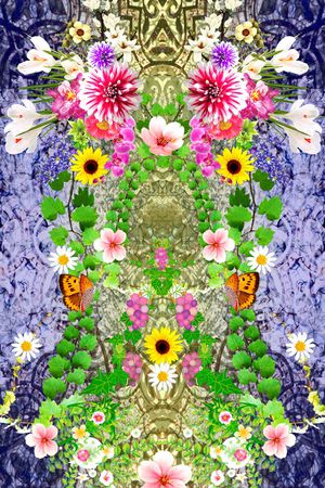 抽象印花华亿平台图片