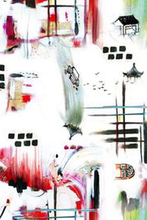 淡雅印花华亿平台图片