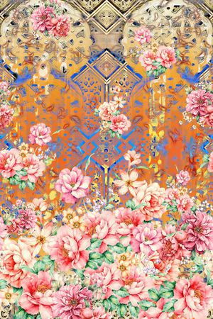 欧式印花华亿平台图片