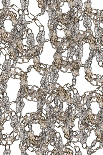 379601-WT438奢华休闲锁链金属链条欧式