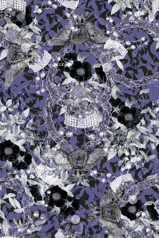 欧式宫廷风印花华亿平台图片