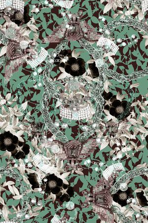 欧式宫廷风印花华亿平台图片