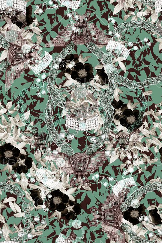 欧式宫廷风印花华亿平台图片