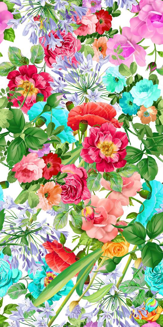 清新印花华亿平台图片