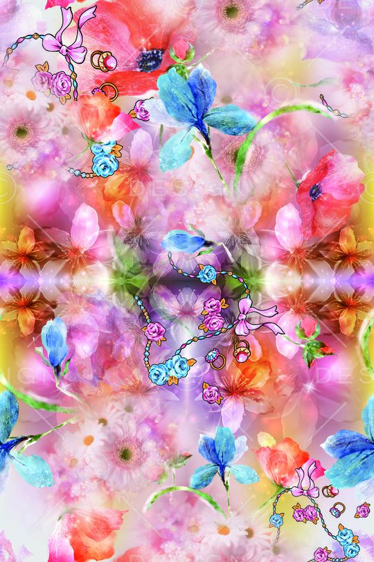 抽象印花华亿平台图片