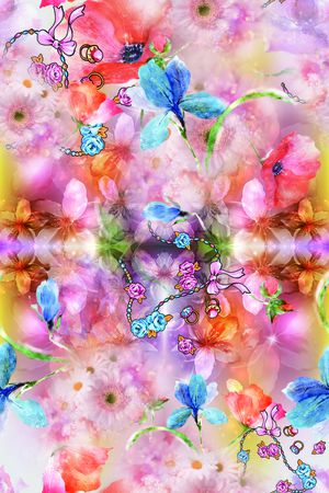 抽象印花华亿平台图片