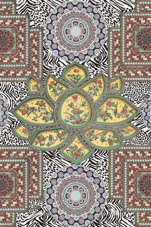 民族风印花华亿平台图片