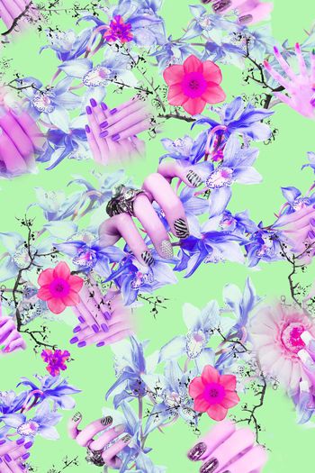 379904-灵感触摸美甲缠绕花卉