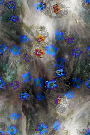 抽像印花华亿平台图片