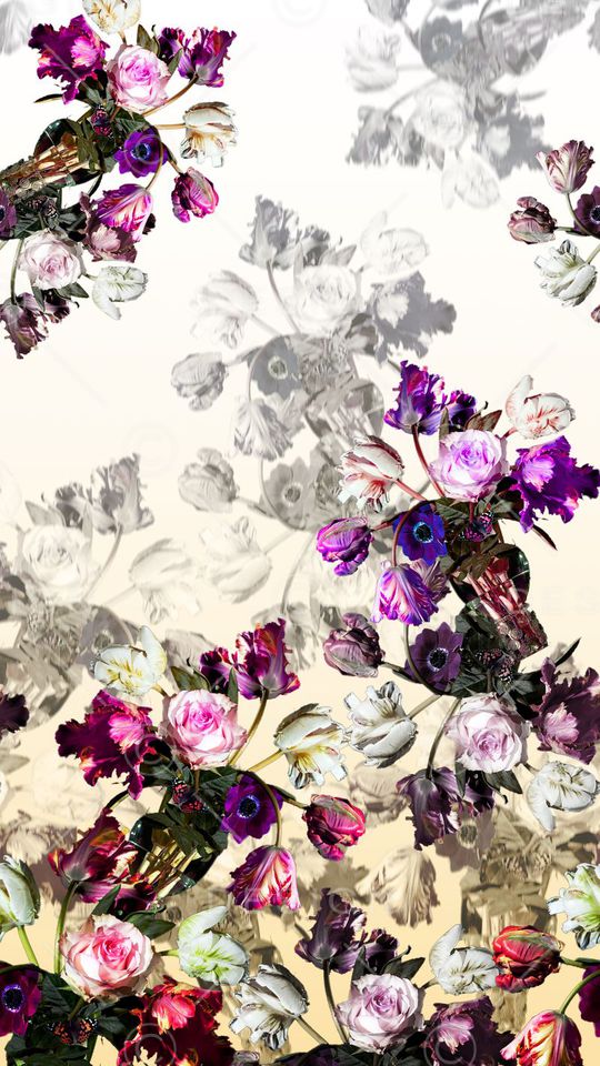 定位花卉印花华亿平台图片