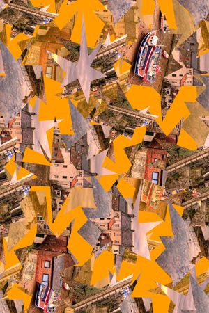 抽象印花华亿平台图片