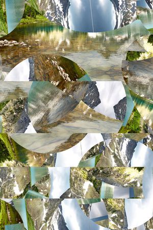 抽象印花华亿平台图片