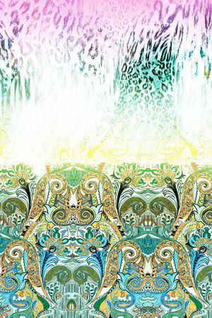 豹纹印花华亿平台图片