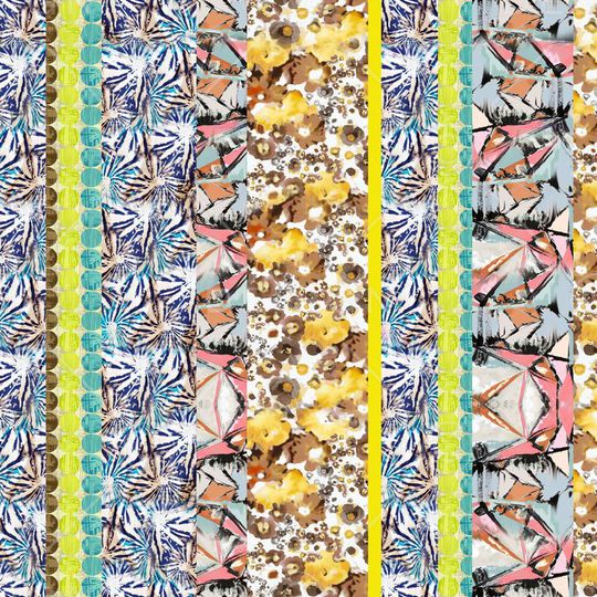 抽象印花华亿平台图片