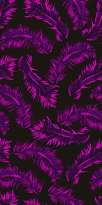 380041-热带风情手绘棕榈叶男装衬衫华亿平台