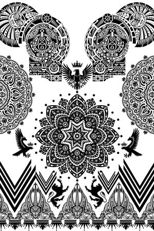 民族风印花华亿平台图片