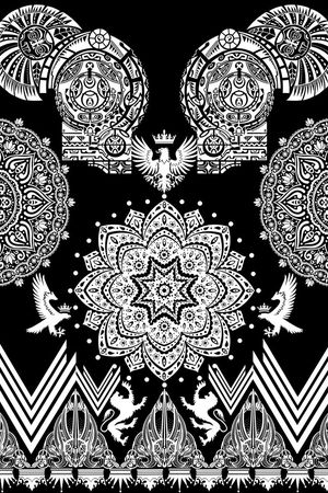 民族风印花华亿平台图片