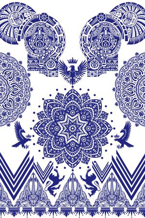 民族风印花华亿平台图片