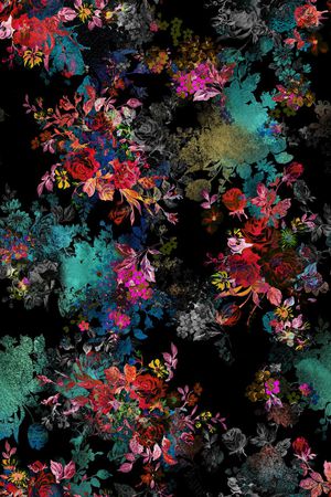 复古印花华亿平台图片