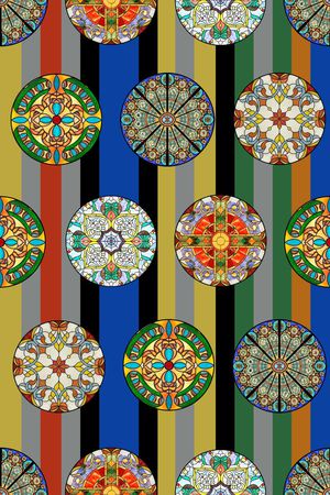 条纹印花华亿平台图片