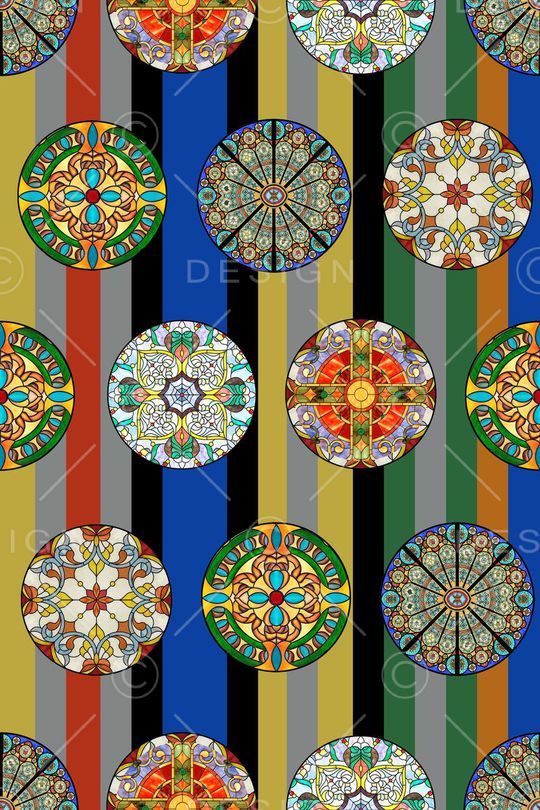 条纹印花华亿平台图片