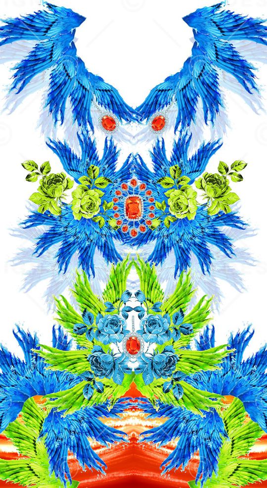 动物纹印花华亿平台图片