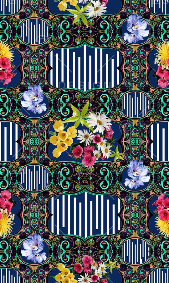 花朵印花华亿平台图片