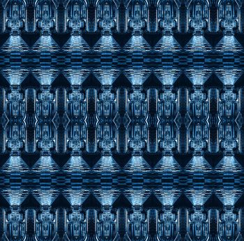 380277-时尚潮流几何建筑印花