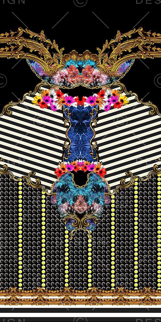 几何定位印花华亿平台图片