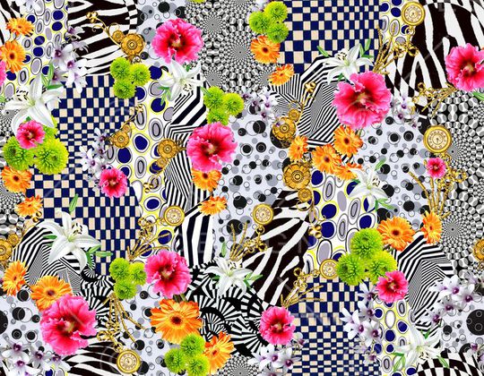 几何印花华亿平台图片