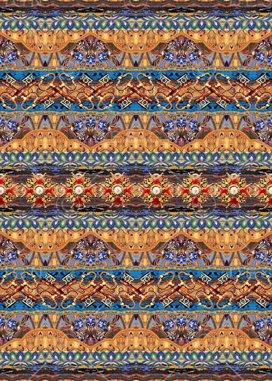 抽象印花华亿平台图片