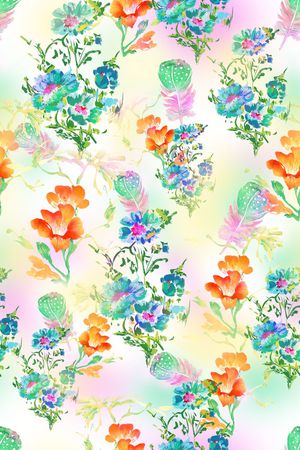 清新印花华亿平台图片