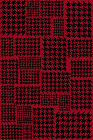 千鸟格印花华亿平台图片